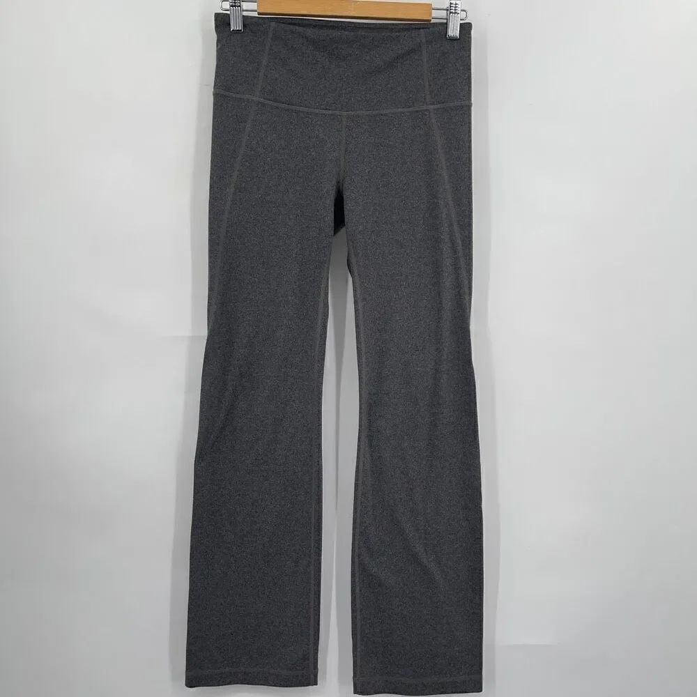 Athleta High Rise Activewear Relaxed Straight Leg Gray Sweatpants Size MP